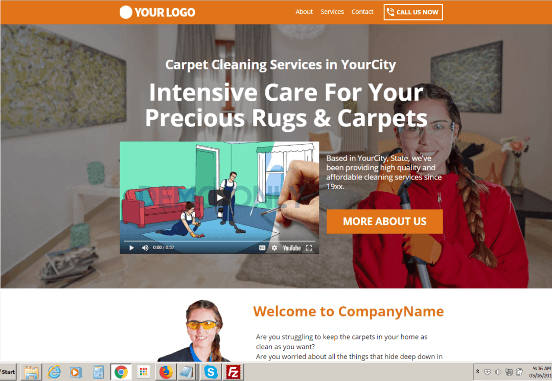 carpet cleaner video