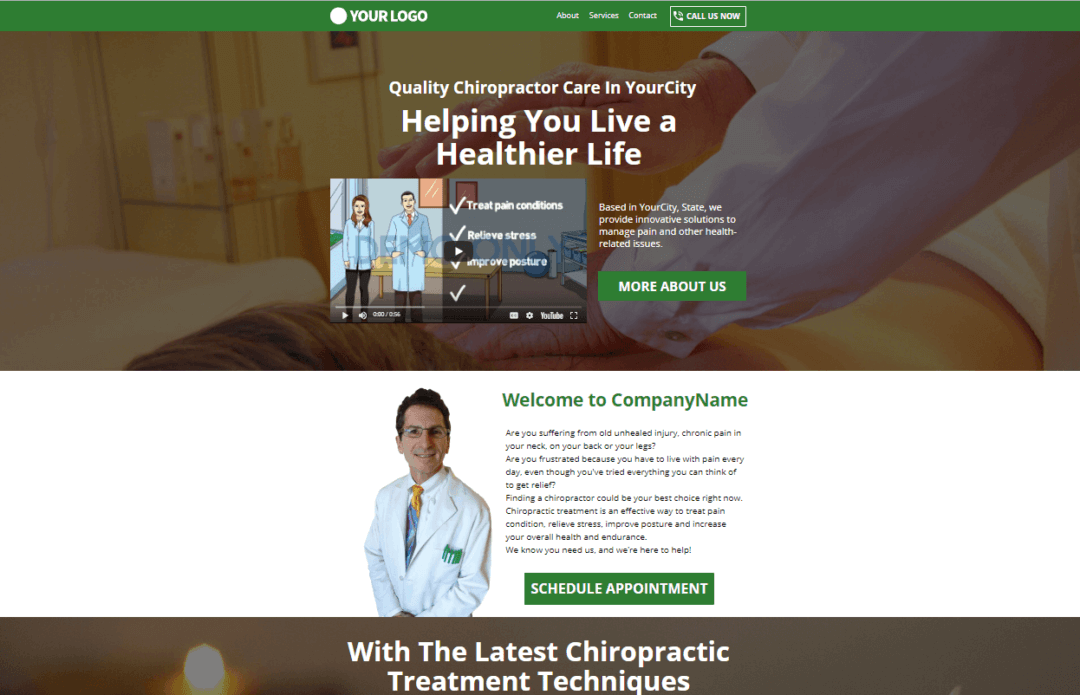 chiropractor video