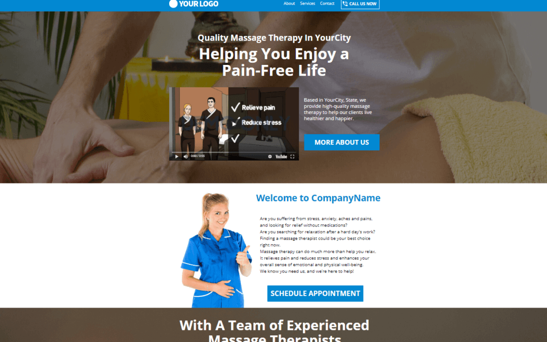 Massage Therapist with Video