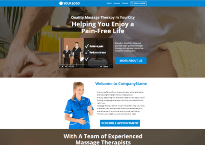 Massage Therapist with Video